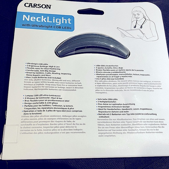 Carson Dual LED Neck Light Hands Free - NWT - Picture 2 of 6